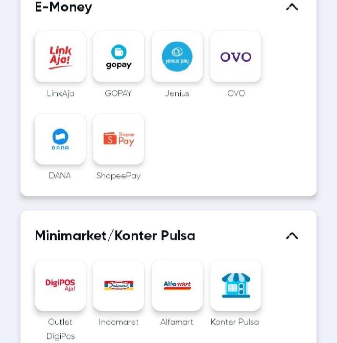 Pembayaran menggunakan E-money